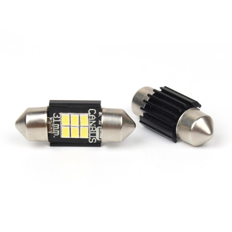 Софітна LED лампа Carlamp 250Lm T11 31 мм для допоміжного освітлення (SJ-K6-31мм)
