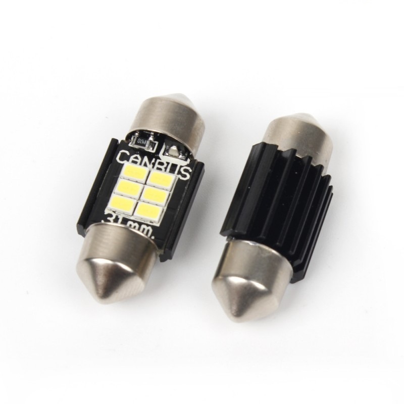 Софітна LED лампа Carlamp 250Lm T11 31 мм для допоміжного освітлення (SJ-K6-31мм)