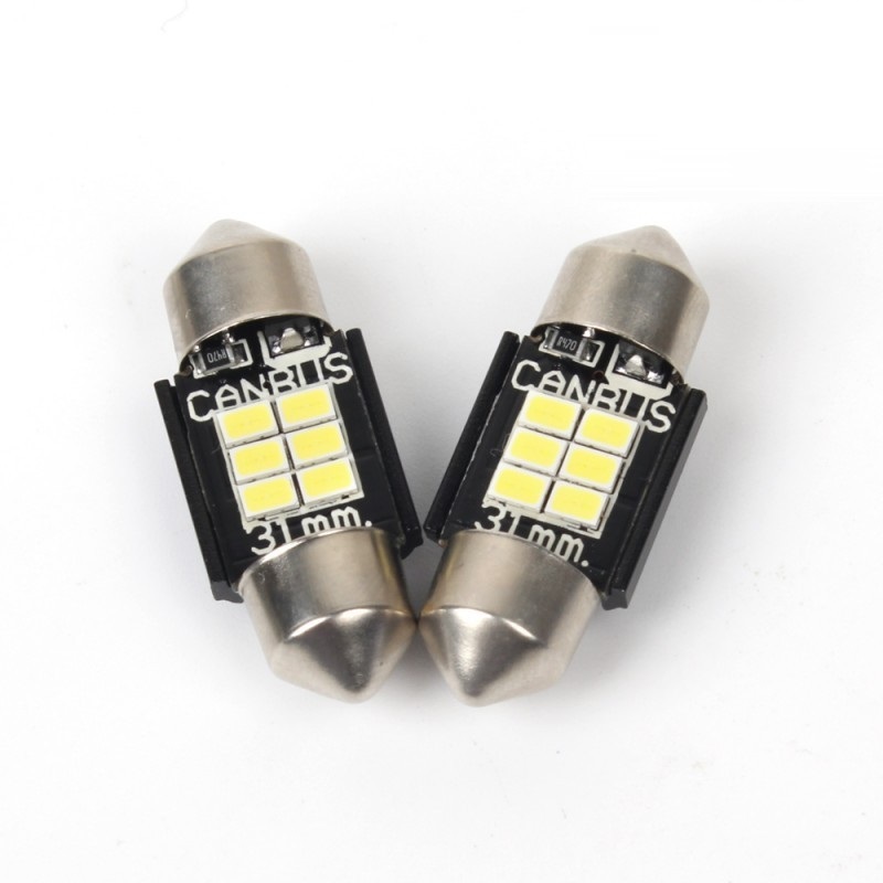 Софітна LED лампа Carlamp 250Lm T11 31 мм для допоміжного освітлення (SJ-K6-31мм)