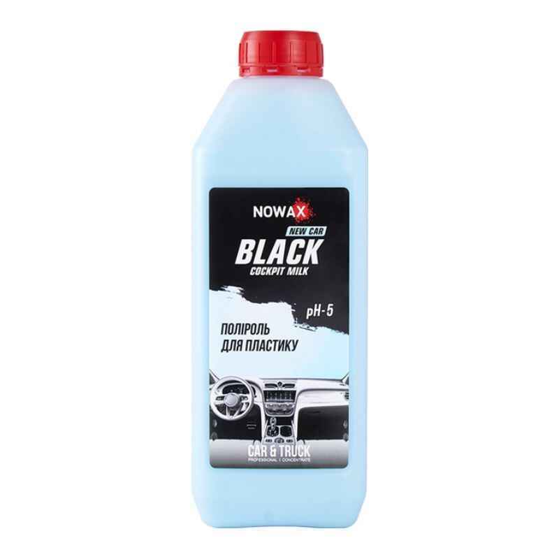 Полироль-молочко концентрат 1L NOWAX Black Cockpit Milk Новая машина (NX01125)