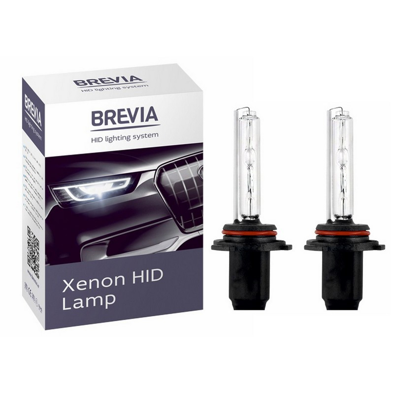 Ксеноновая лампа Brevia HB3 4300K комплект 2 лампы для авто освещения (12543)