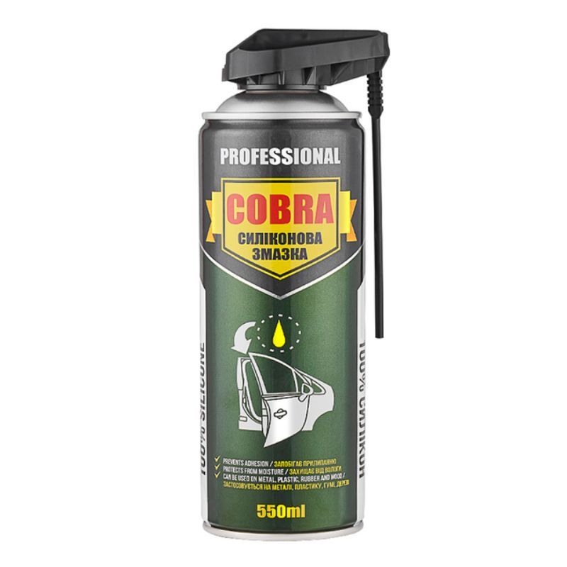 Силиконовая смазка Cobra 550 мл для различных механизмов (NX55110)