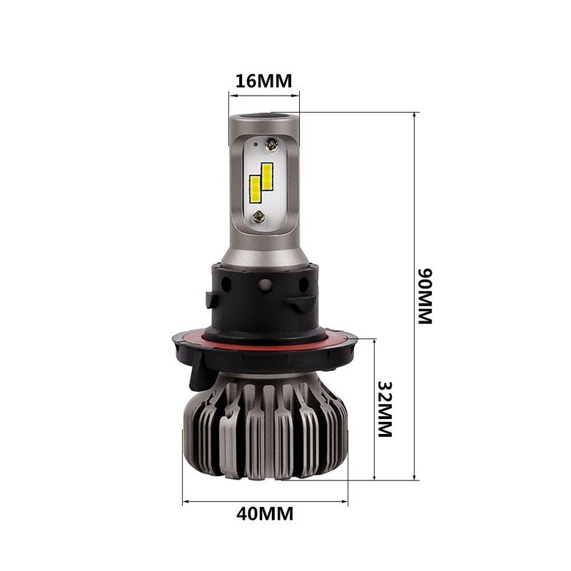 LED автолампи H13 Carlamp Night Vision Gen2 5500K 5000Lm для авто основне світло (NVGH13)