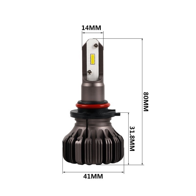 LED автолампи HB4 9006 Carlamp Night Vision Gen2 основне світло 5500K 5000Lm для авто (NVGHB4)