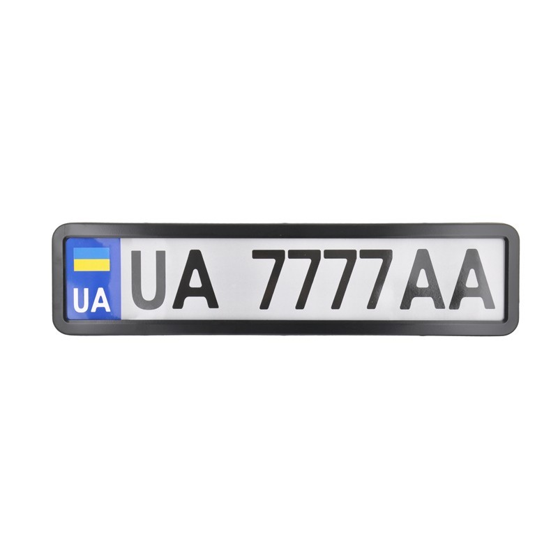 Рамка под номер нержавеющая сталь CarLife (NH430)