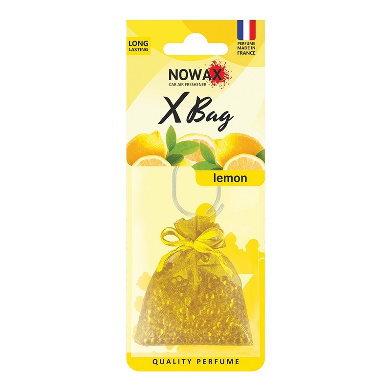Ароматизатор для авто Nowax X Bag со свежим лимонным ароматом 20 г (NX07551)