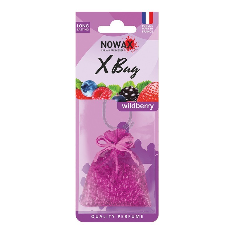 Ароматизатор для авто Nowax X Bag Wildberry 20 г аромат ягодный (NX07554)