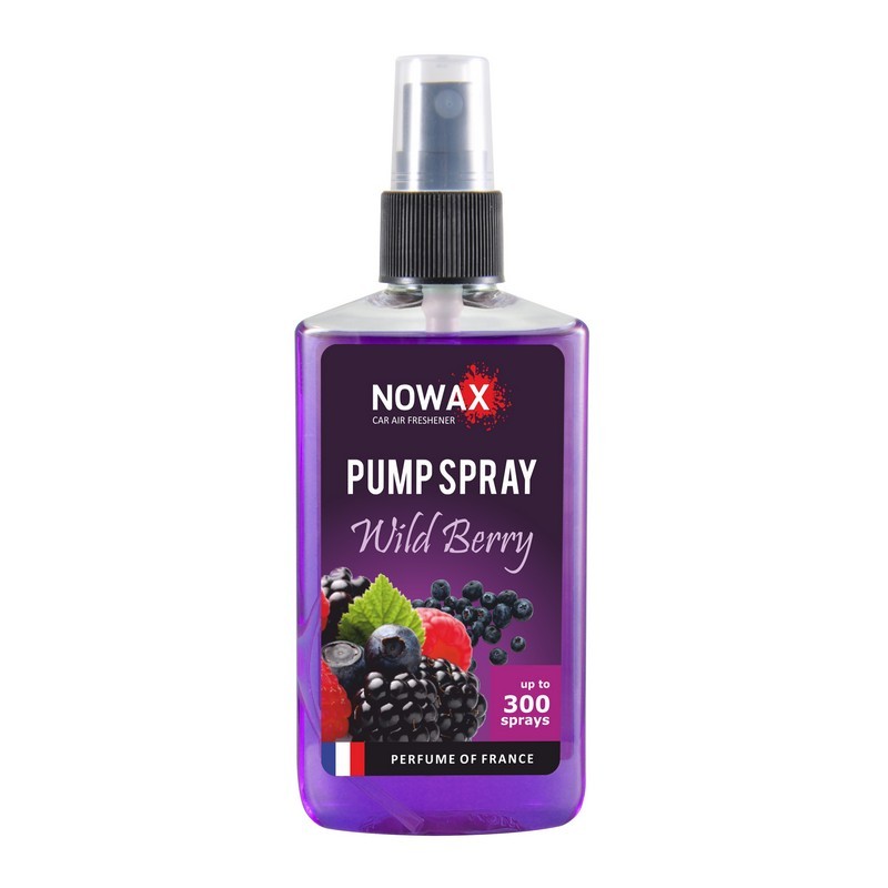 Ароматизатор для авто Nowax Pump Spray Wild Berry 75 мл освежитель воздуха (NX07514)