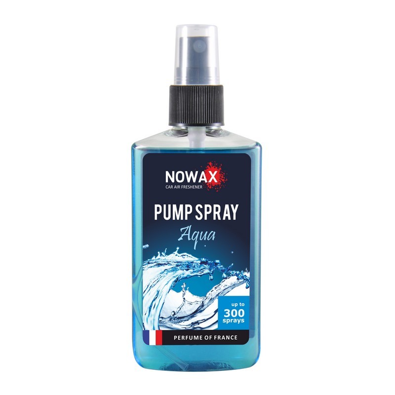 Освежитель воздуха для авто Nowax Pump Spray Aqua 75 мл автомобильный ароматизатор (NX07516)