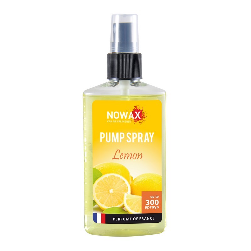 Автомобильный ароматизатор Nowax Pump Spray Лимон 75 мл для салона авто (NX07519)