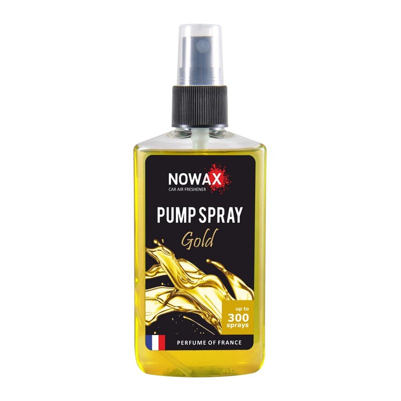 Автомобильный ароматизатор Nowax Gold 75 мл в формате Pump Spray для салона авто (NX07520)