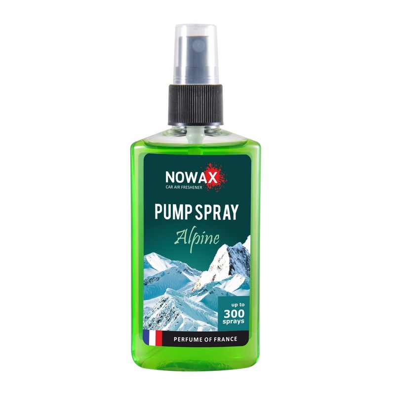 Ароматизатор для авто Nowax Pump Spray Alpine 75 мл освежитель воздуха (NX07521)