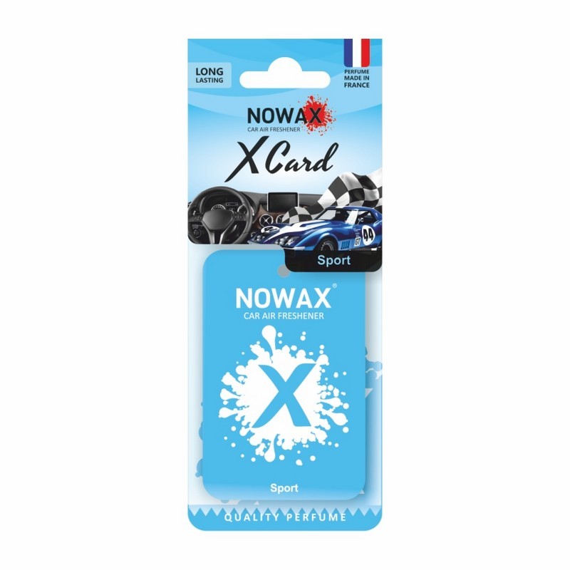Автоароматизатор NOWAX X Card Sport 20 г для салона машины (NX07532)