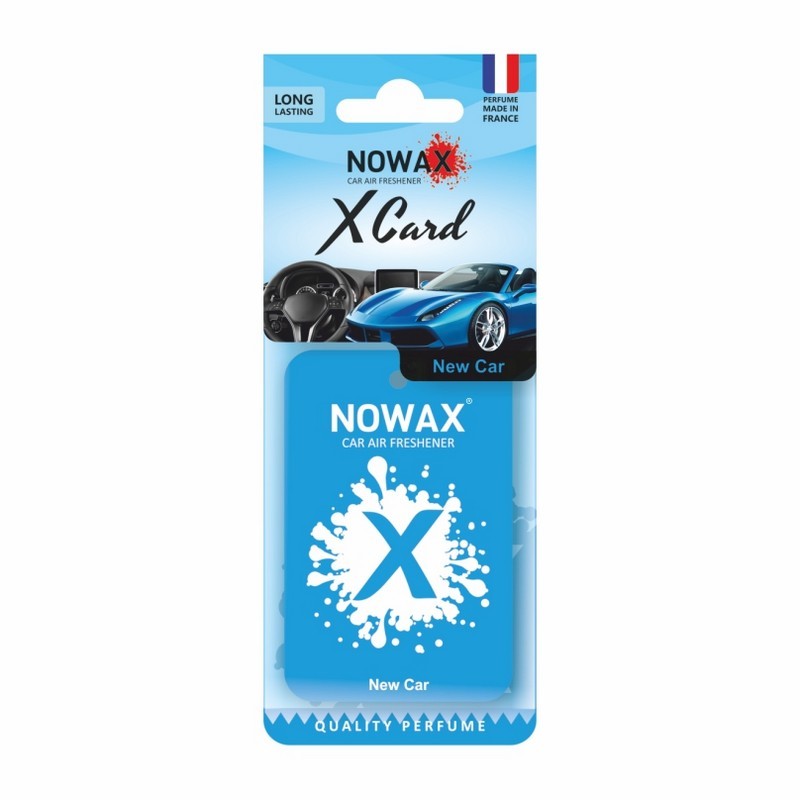 Автомобильный ароматизатор NOWAX X Card New Car 20 г для салона авто (NX07534)