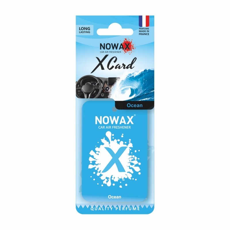 Автомобильный ароматизатор NOWAX X Card Ocean 20 г для салона авто (NX07542)