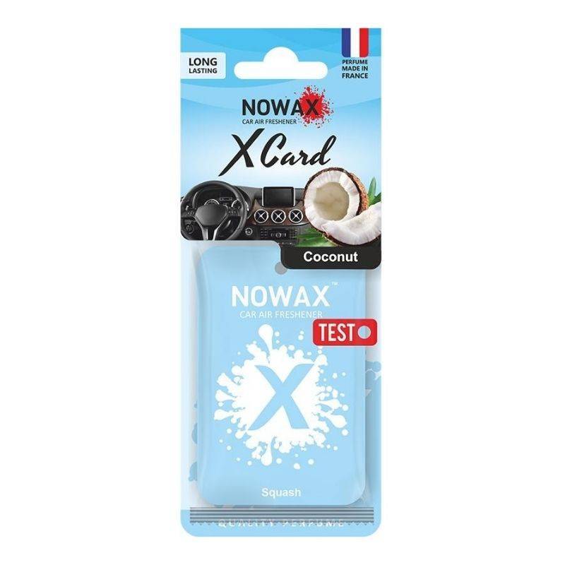 Автоароматизатор NOWAX X Card Кокос 20 г для салона автомобиля (NX07571)
