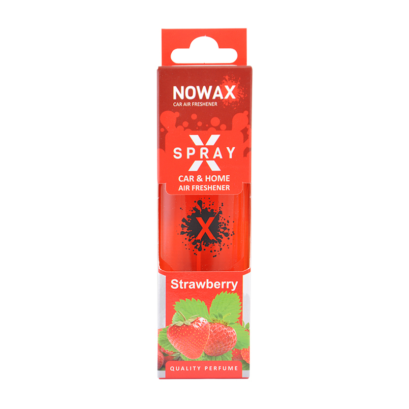 Аромат для авто Nowax X Spray Клубника 50 мл освежитель воздуха в машину (NX07593)