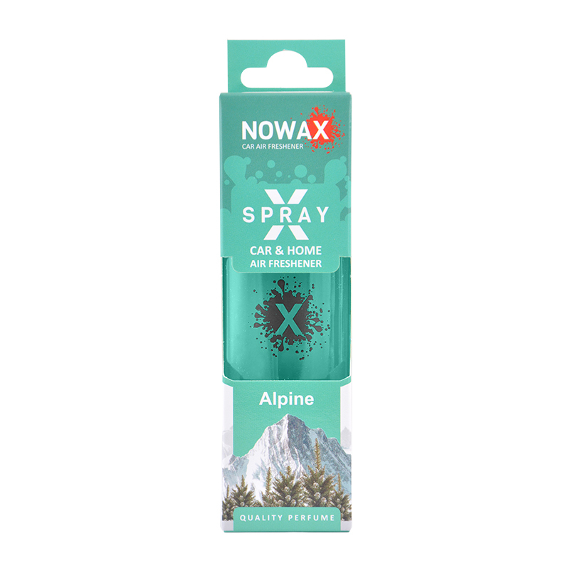 Освежитель воздуха в авто Nowax X Spray Alpine 50 мл автомобильный ароматизатор (NX07597)