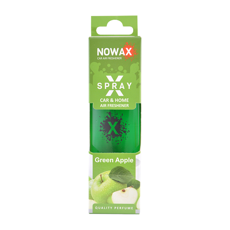 Автомобильный ароматизатор Nowax X Spray Green Apple 50 мл для салона авто (NX07603)