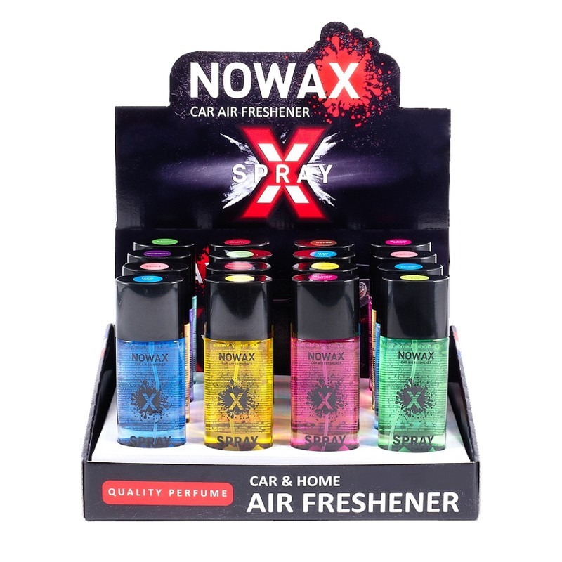 Набор ароматизаторов Nowax X Spray MIX №1 50 мл 16 штук в боксе (NX07771)