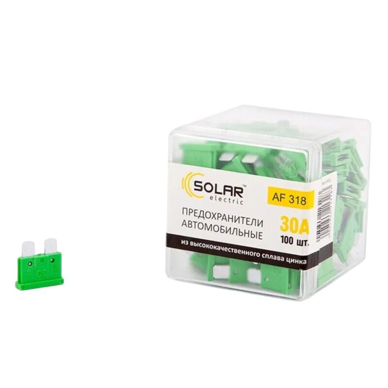 Предохранители 30А FT Solar Standart набор 100 штук (AF318)