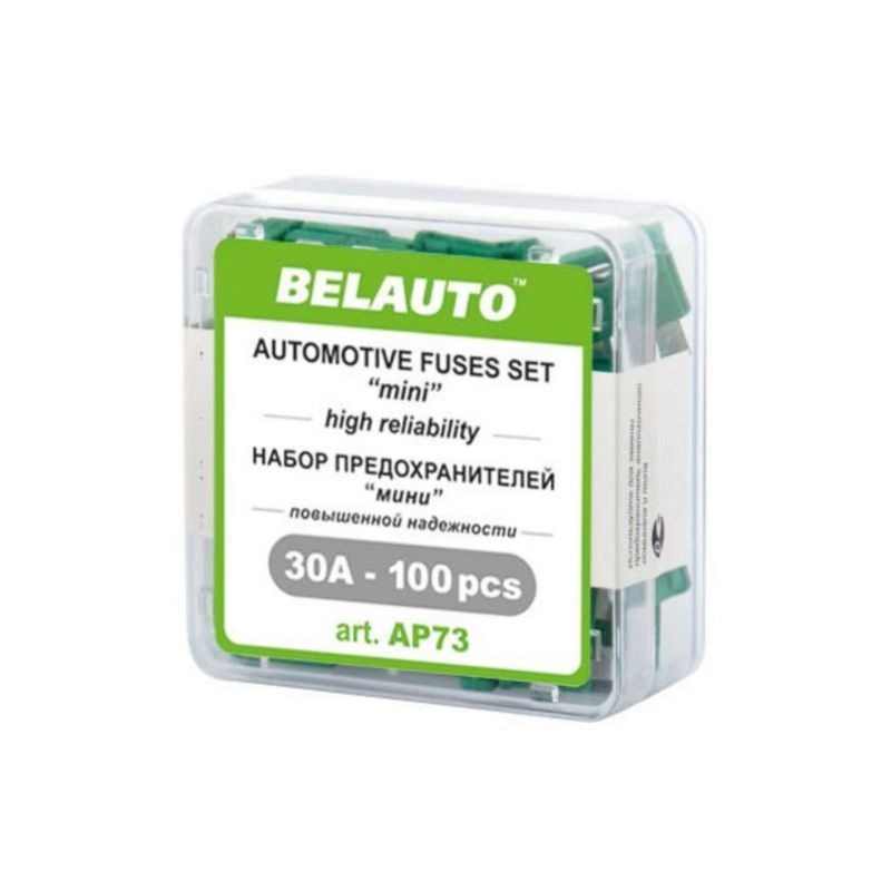 Предохранители 30А FC BelAuto Mini набор 100 штук (AP73)