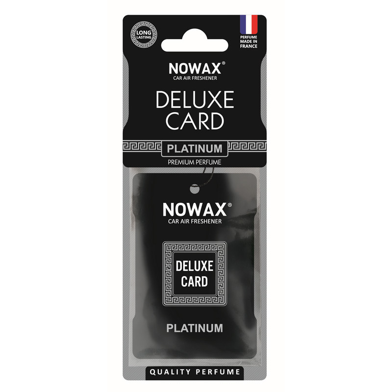 Автомобильный ароматизатор Nowax Delux Card Platinum 6 г для авто (NX07735)