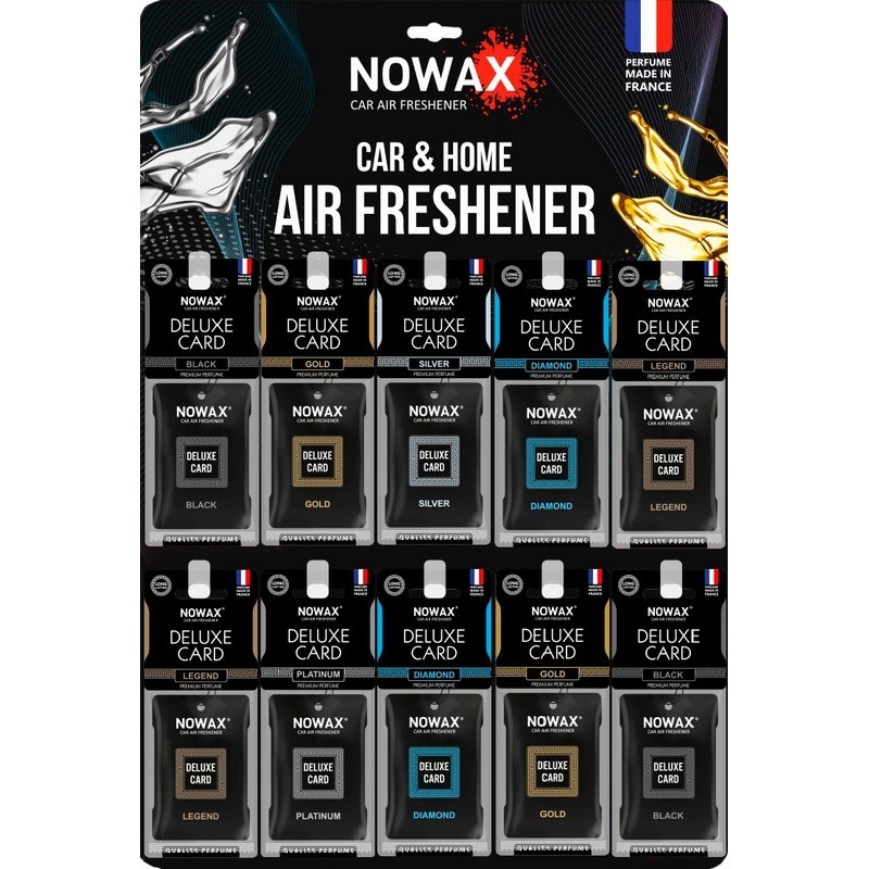 Набор ароматизаторов Nowax Delux Card MIX №1 6 г в планшетах 50 штук (NX07736)