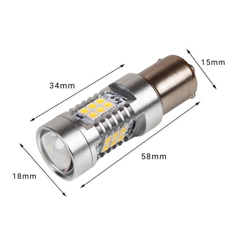 Світлодіодна лампа P21/5W Carlamp 4G-Series для авто додаткове світло (4G21/1157)