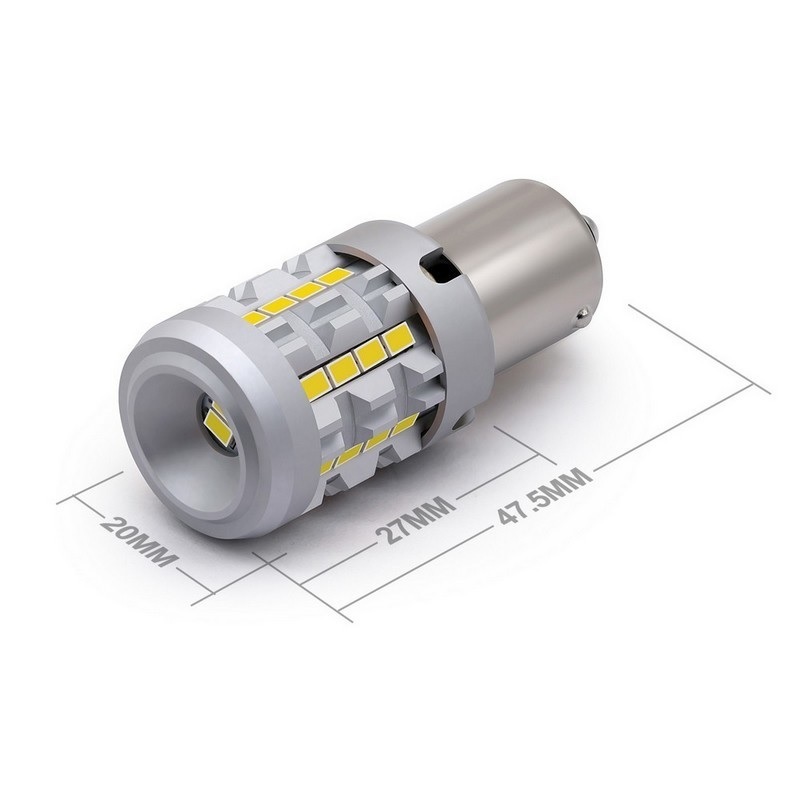 Автомобільні LED лампи Carlamp 7K-1156 P21W Canbus додаткове світло для авто (7K/1156)