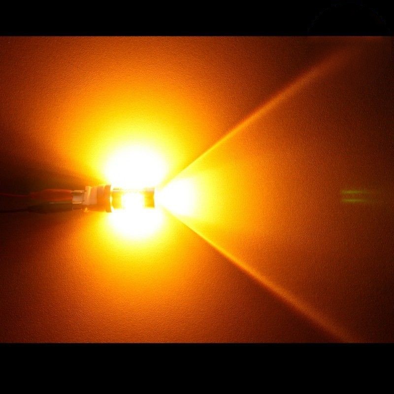 LED лампи біло-жовтого світла Carlamp 4G-Series P21 5W для авто додаткове освітлення (4G/1157 W-Y)