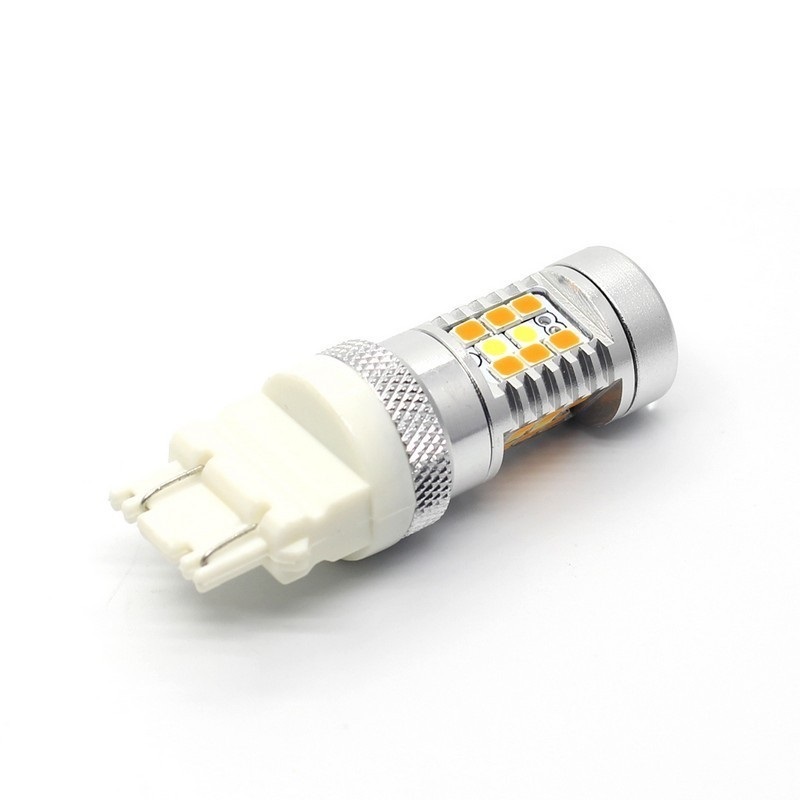 Світлодіодні автолампи P27/7W T25 біло-жовтого світла Carlamp 4G Series (4G/3157W-Y)