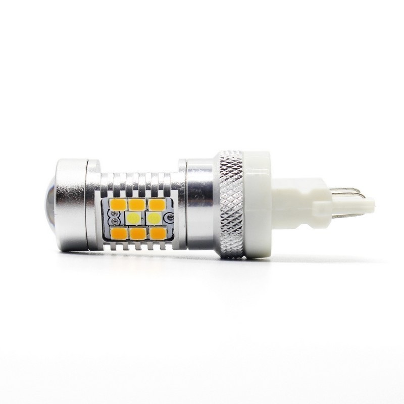 Світлодіодні автолампи P27/7W T25 біло-жовтого світла Carlamp 4G Series (4G/3157W-Y)
