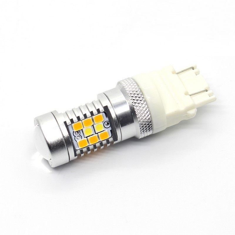 Світлодіодні автолампи P27/7W T25 біло-жовтого світла Carlamp 4G Series (4G/3157W-Y)
