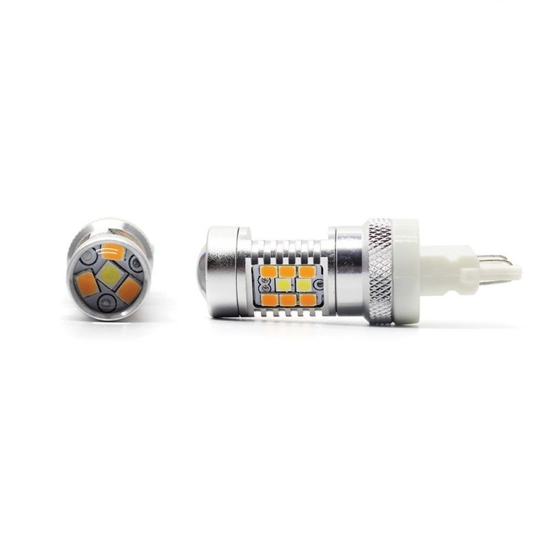 Світлодіодні автолампи P27/7W T25 біло-жовтого світла Carlamp 4G Series (4G/3157W-Y)