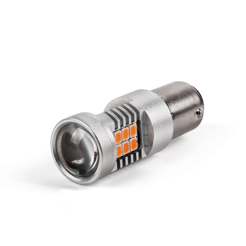 Світлодіодні лампи PY21/5W 1157 жовтого кольору для авто Carlamp (4G21/1157Y)