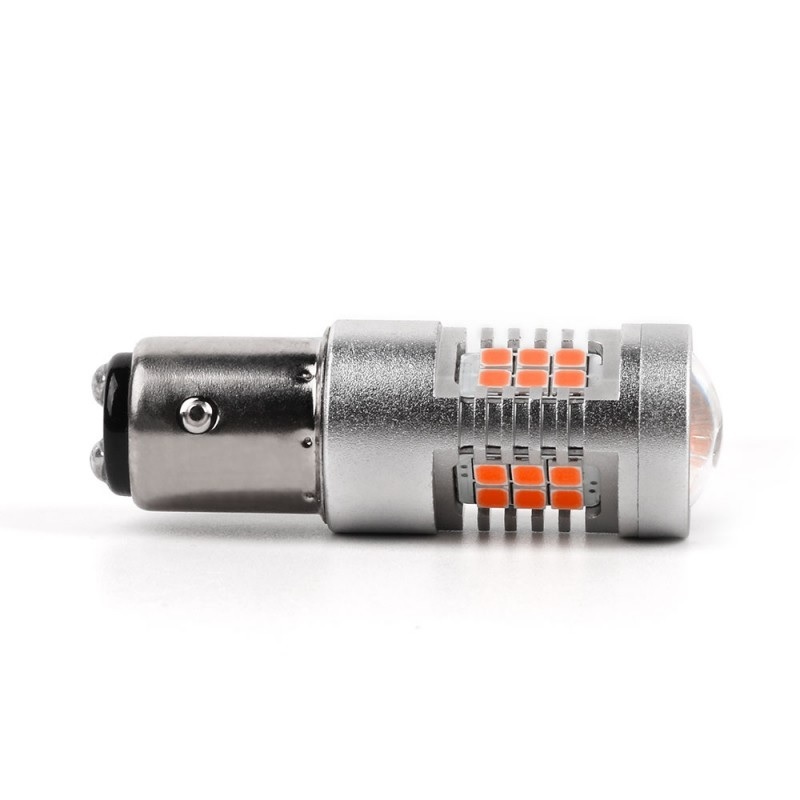Світлодіодні лампи PY21/5W 1157 жовтого кольору для авто Carlamp (4G21/1157Y)