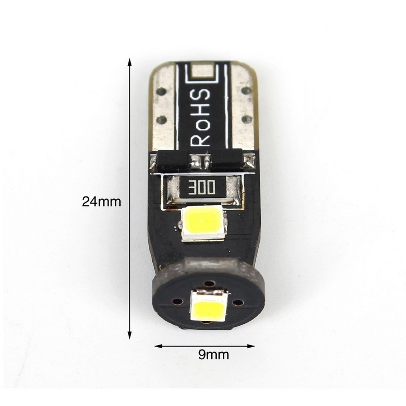 Світлодіодні лампи T10 W5W LED 120 люмен 9-16V Carlamp серія 3G для авто CL1020
