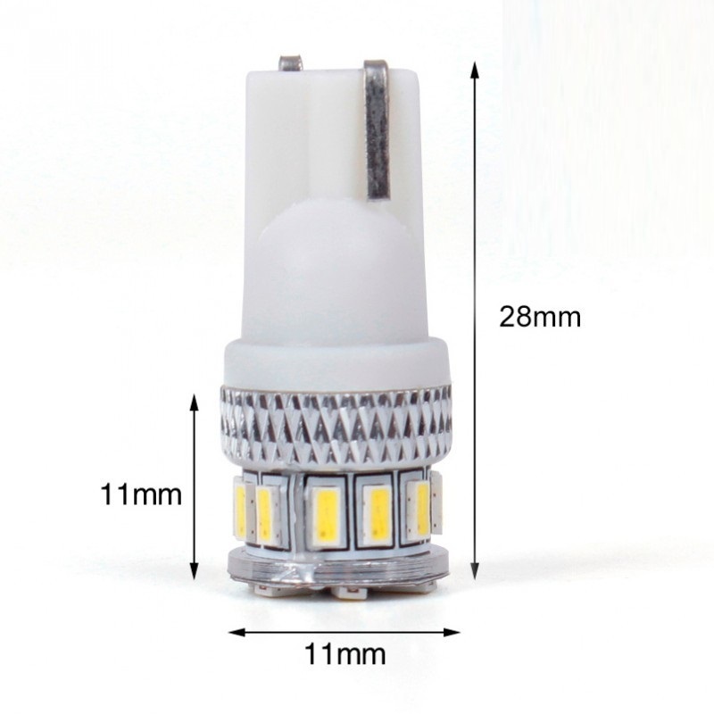 Світлодіодні лампи Carlamp W5W 240 люмен 9-16V для авто допоміжне світло (F18-T10W)