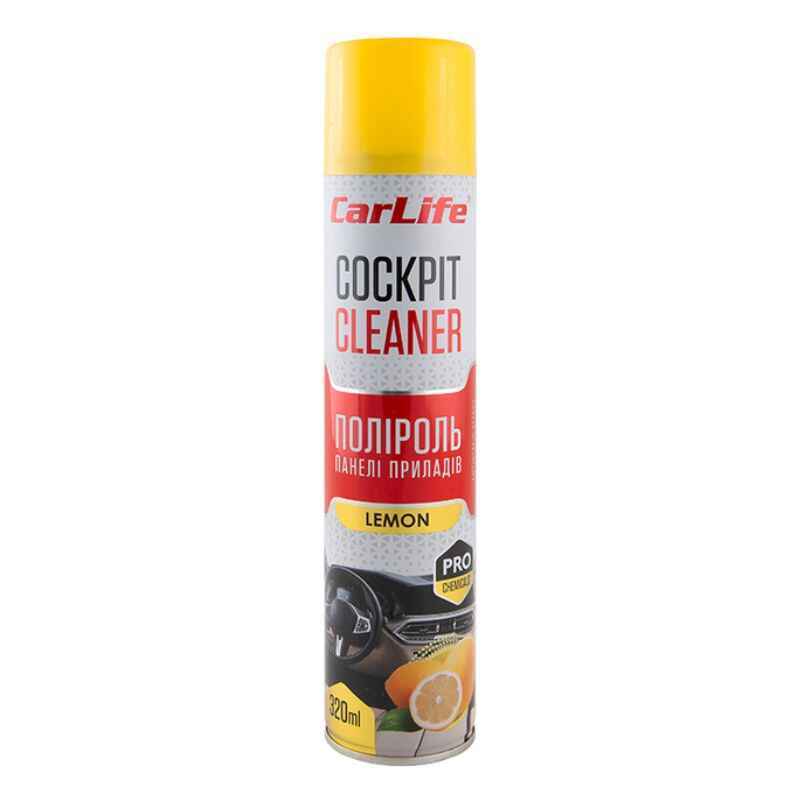 Полироль для авто 320 мл CarLife Cockpit Cleaner Лимон (CF322)