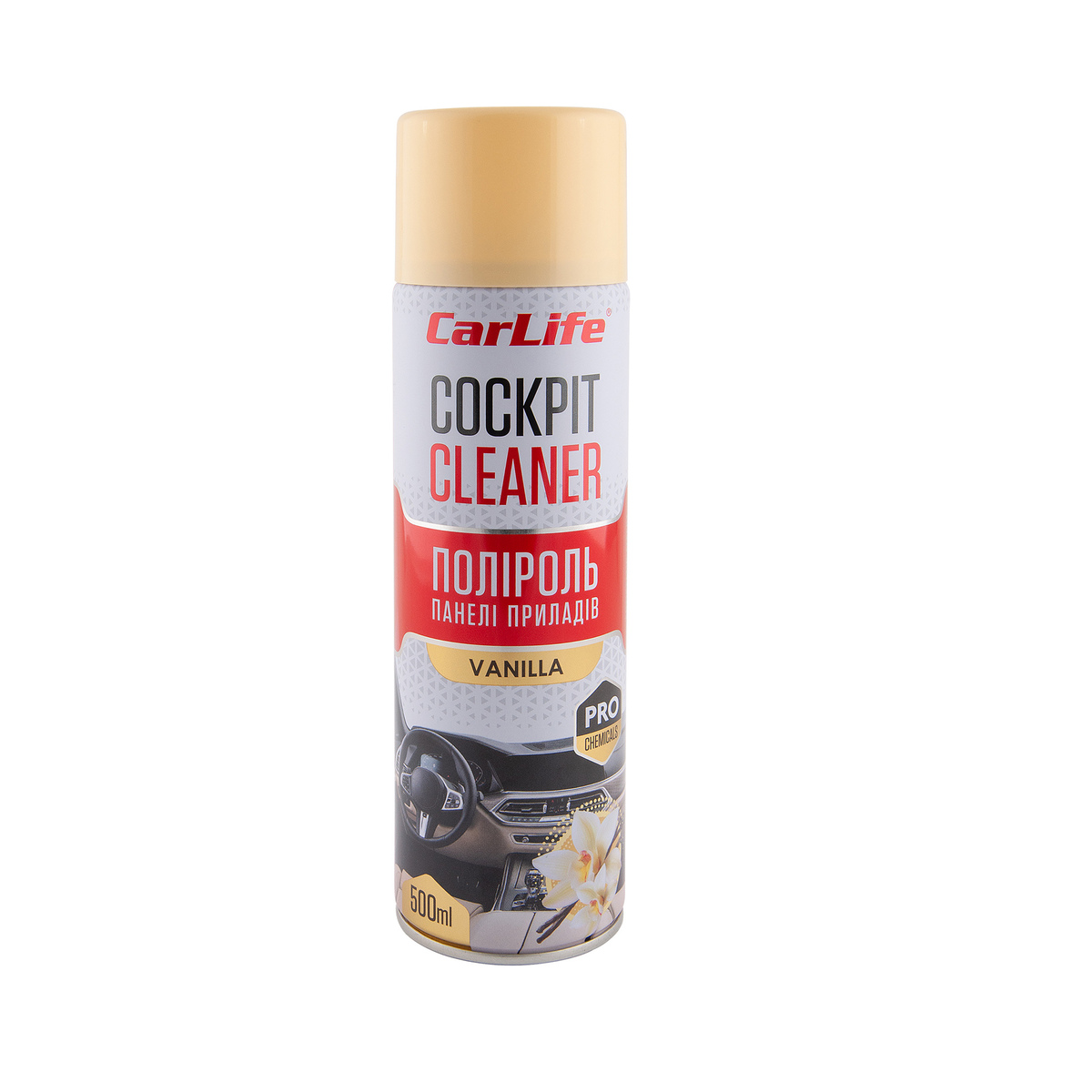 Полироль для авто 500 мл CarLife Cockpit Cleaner Ваниль (CF502)