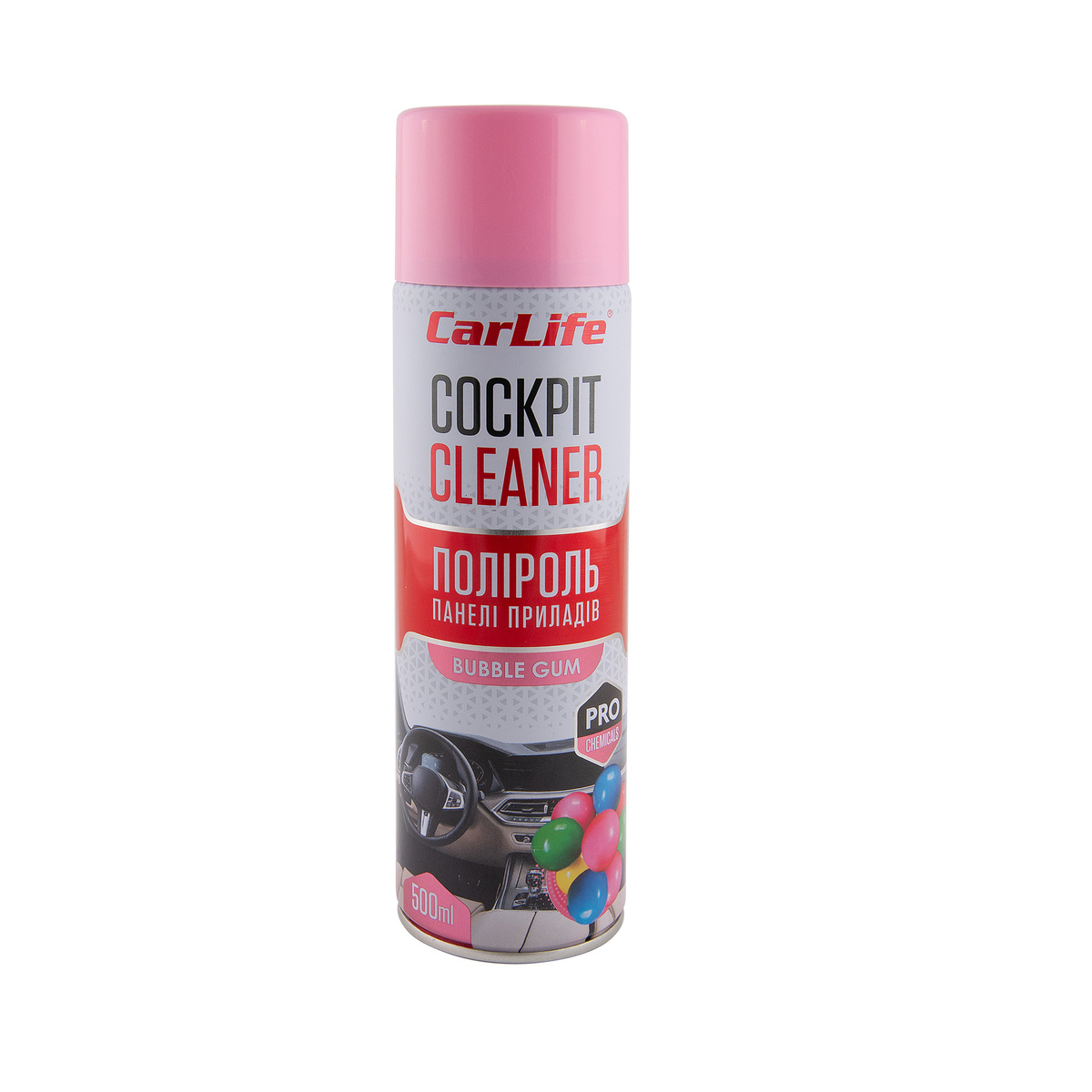 Полироль для авто 500 мл CarLife Cockpit Cleaner Жвачка (CF510)