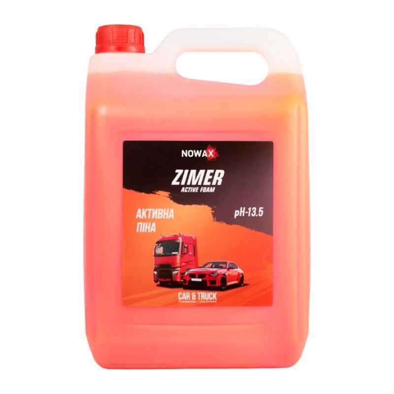 Концентрированная активная пена для бесконтактной мойки Nowax ZIMER 5л для автомоек (NX05135)