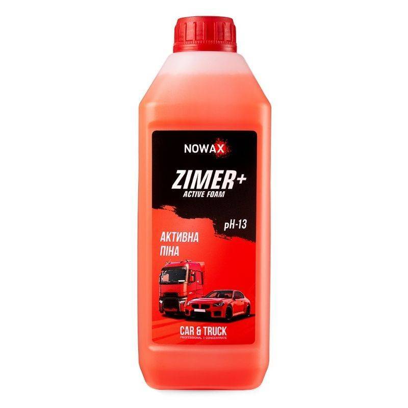 Концентрированная активная пена для бесконтактной мойки авто Nowax ZIMER Plus 1л (NX01158)