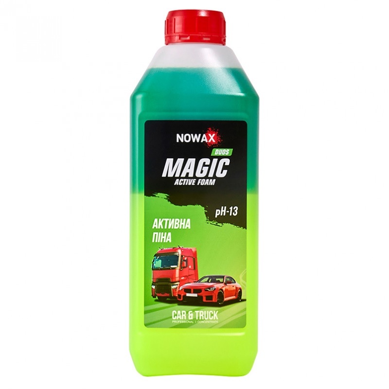 Концентрированная активная пена Nowax Magic Active Foam Duos 1 л для бесконтактной мойки авто (NX01194)