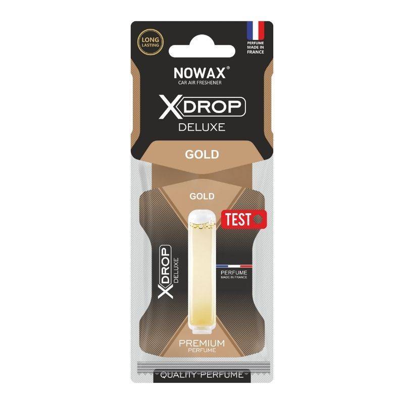 Автомобильный ароматизатор Nowax X Drop Delux Gold для салона авто (NX00065)