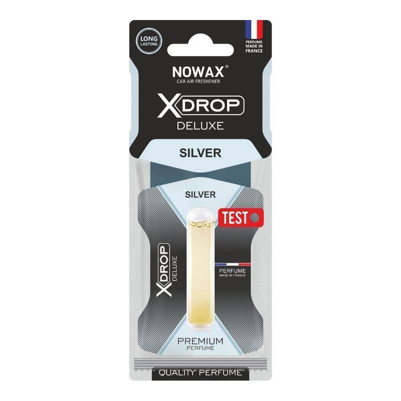 Ароматизатор для авто Nowax X Drop Deluxe Silver со свежим ароматом (NX00068)