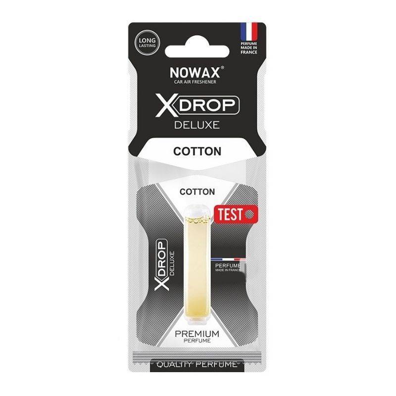 Ароматизатор автомобильный Nowax X Drop Delux Cotton для салона авто (NX00072)