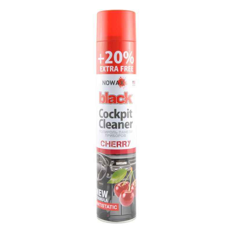 Полироль для пластика 750мл NOWAX Black Cockpit Cleaner Вишня (NX00707)