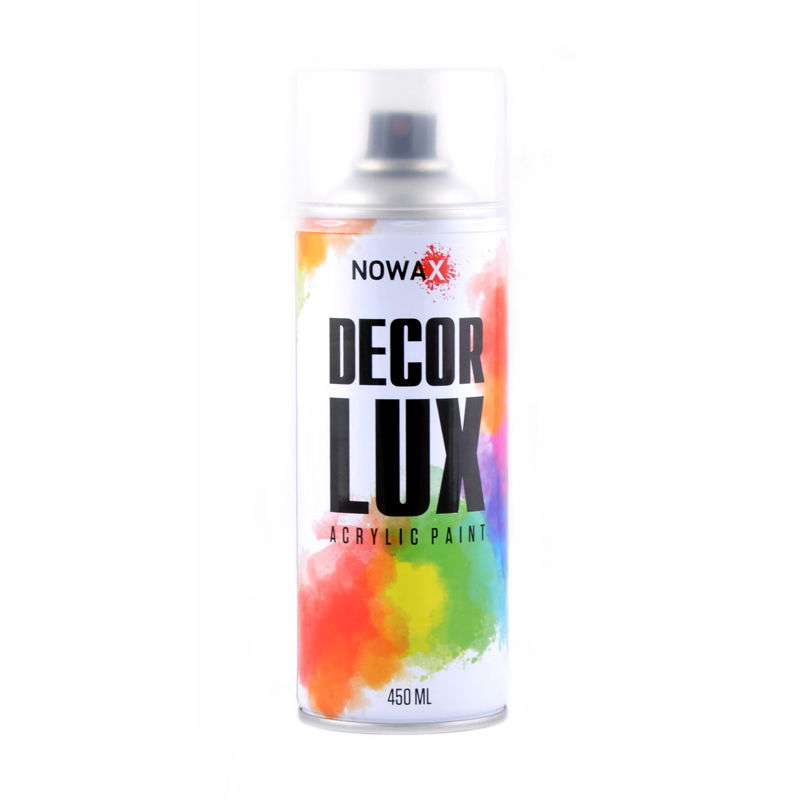 Аэрозольный лак для декора Nowax Decor Lux 450 мл для окрашивания и грунтования (NX48015)